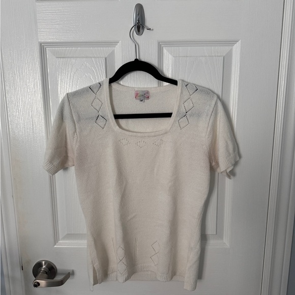 VINTAGE knitted t shirt - Picture 1 of 4